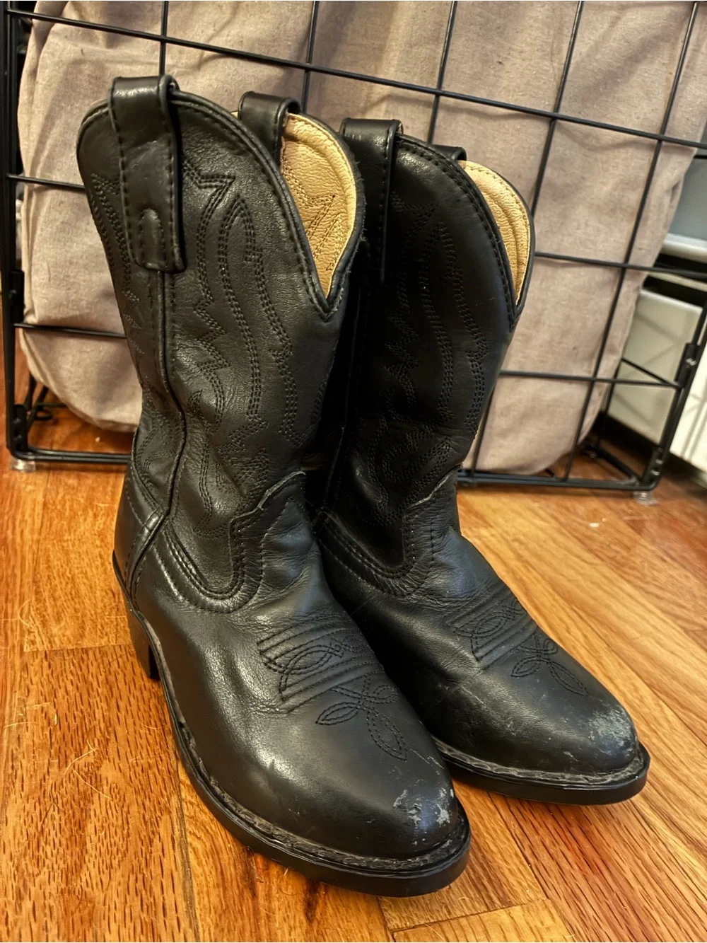 Smokey Mountain Classic Black Western Cowboy Boots